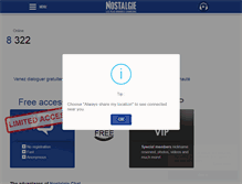 Tablet Screenshot of chat.nostalgie.fr