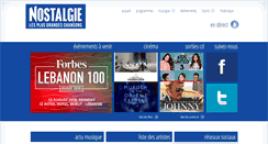 Desktop Screenshot of nostalgie.fm